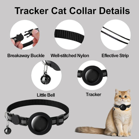 GPS Cat Tracker Collar | Apple Find My & Android Compatible
