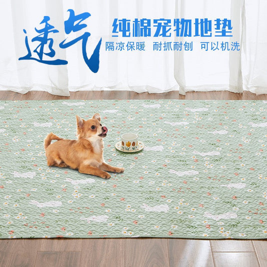 Soft Plush Pet Mat | Non-Slip Comfort Mat for Cats & Dogs