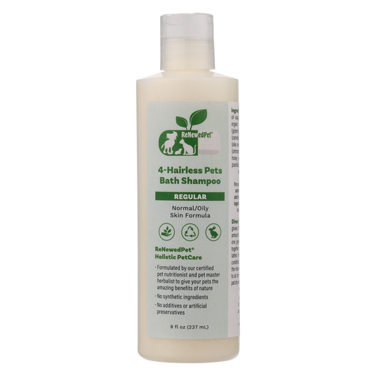 Hairless Pet Shampoo for Normal & Oily Skin | ReNewedPet® Natural Organic Formula