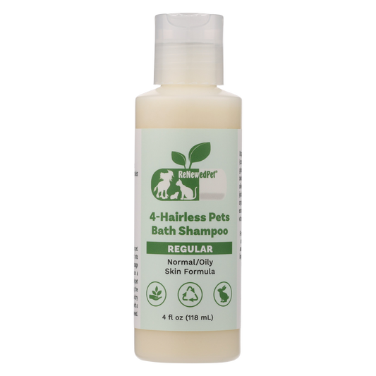 Hairless Pet Shampoo for Normal & Oily Skin | ReNewedPet® Natural Organic Formula