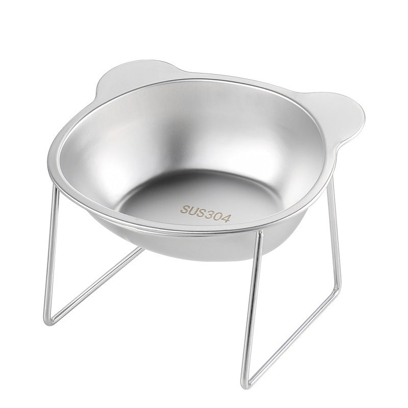 Stainless Steel Pet Food & Water Bowl | Durable Dish for Dogs & Cats