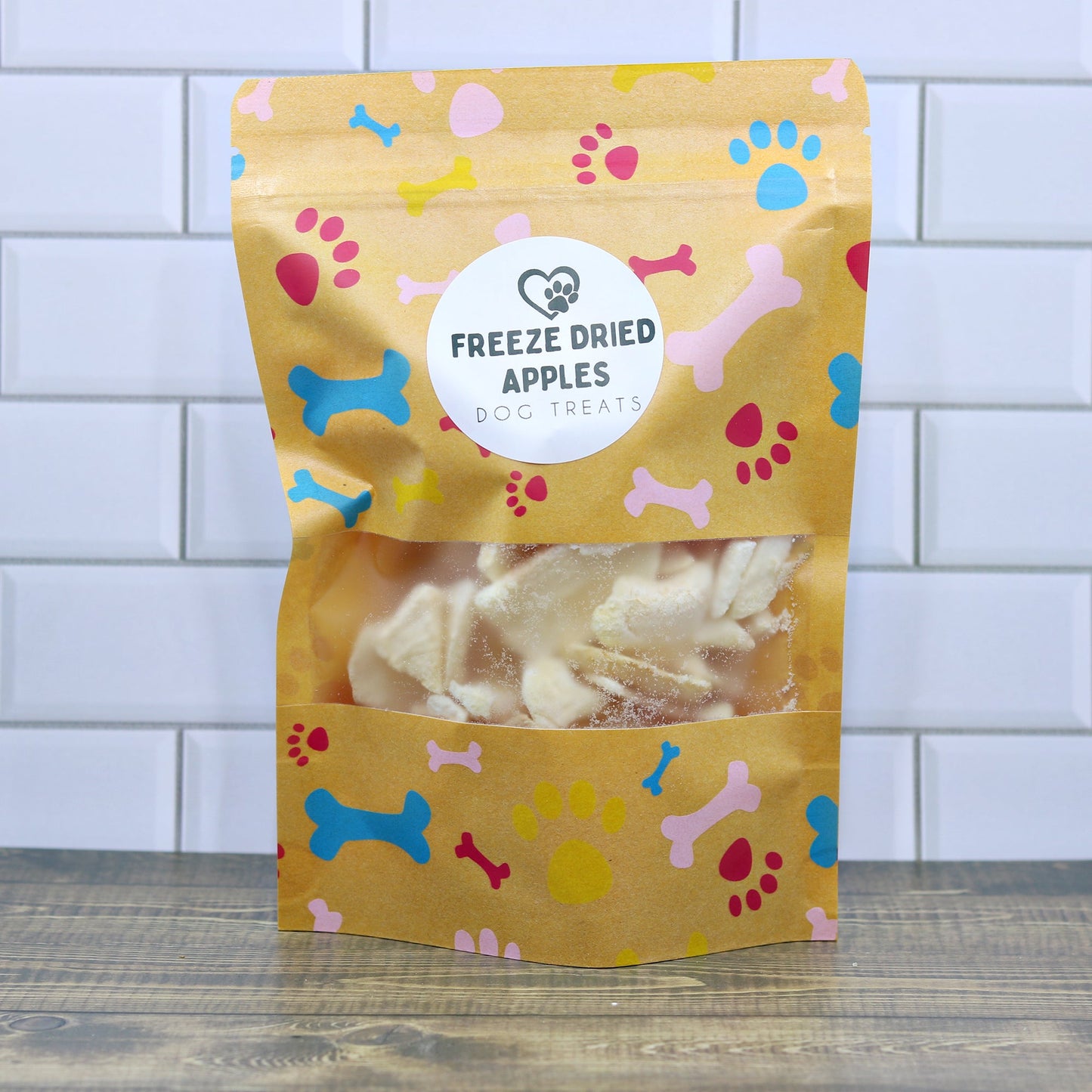 Freeze Dried Apple Dog Treats | Natural Single Ingredient Treat for Dogs & Small Animals