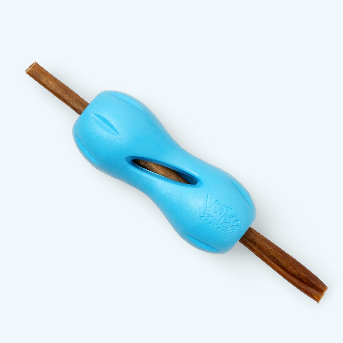 West Paw Qwizl – Tough Treat Toy for Dogs, Extends Bully Sticks & Chews