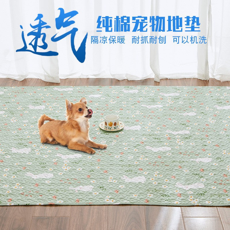 Soft Plush Pet Mat | Non-Slip Comfort Mat for Cats & Dogs