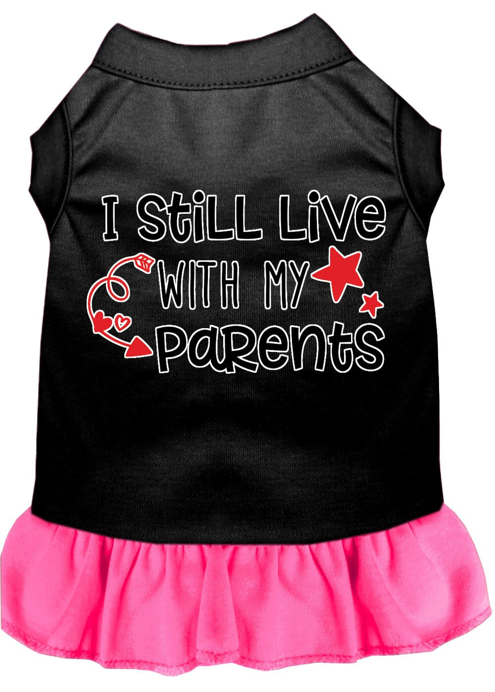 "I Still Live With My Parents" Funny Pet Dress | Cute Dog & Cat Outfit