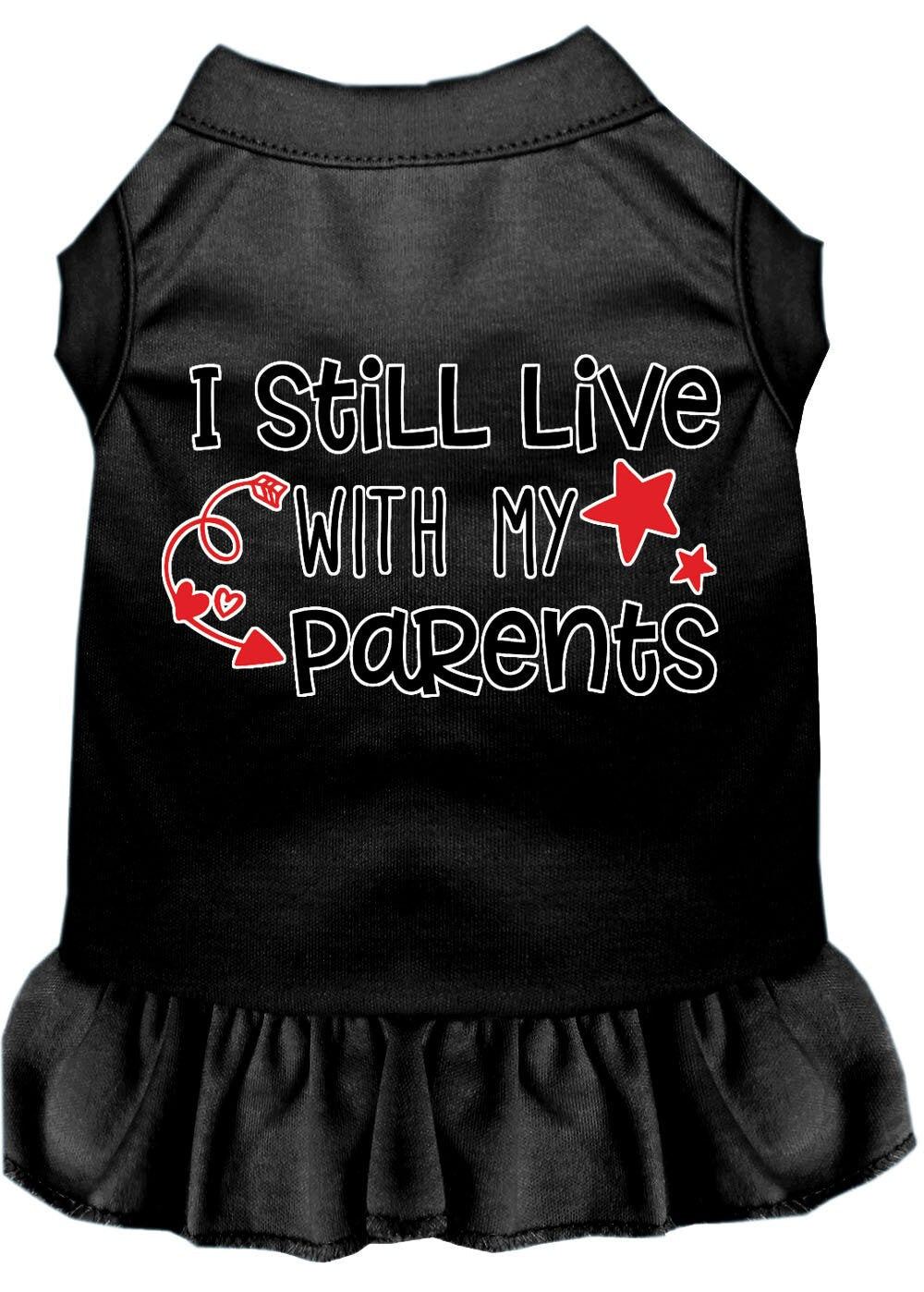 "I Still Live With My Parents" Funny Pet Dress | Cute Dog & Cat Outfit