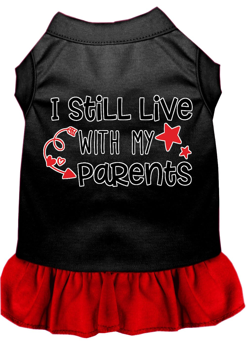 "I Still Live With My Parents" Funny Pet Dress | Cute Dog & Cat Outfit