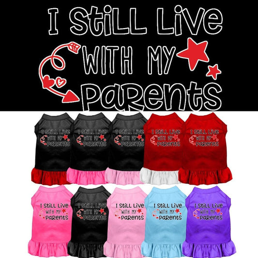 "I Still Live With My Parents" Funny Pet Dress | Cute Dog & Cat Outfit